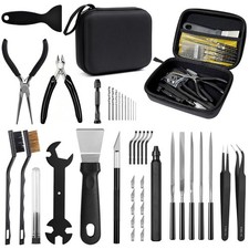 52PCS 3D Printer Tool Kit with Storage Case black