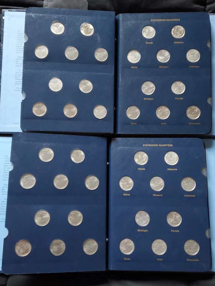 1999-2008 P & D State Quarter Collection in Whitman Holders - Image 4 of 4