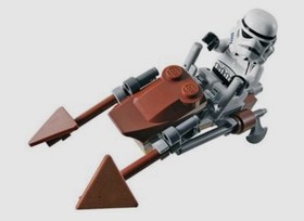 LEGO Star Wars 30005  Imperial Speeder Bike  Retired Polybag Set Rare