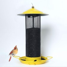 Metal MESH Finch Bird Feeder 12" Hanging