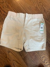 Jones New York Jones Sport Women Stretch classic shorts, Beige Size 8