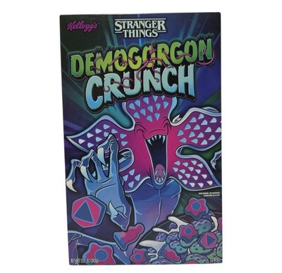 Stranger Things X Kelloggs Demogorgon Crunch Glow in the Dark Box - New / Sealed