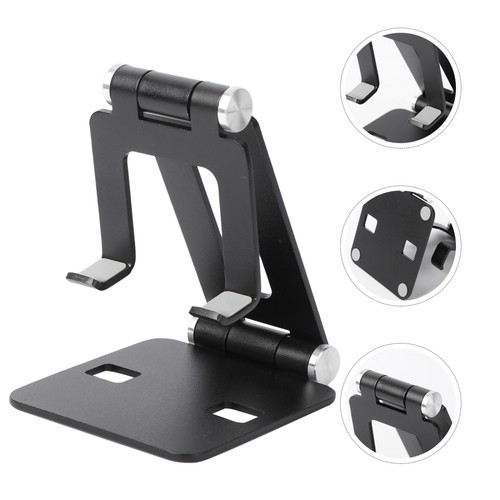 Mobile Phone Holder Stand Adjustable for Desk Desktop Cell Alloy - 第 12/12 張圖片
