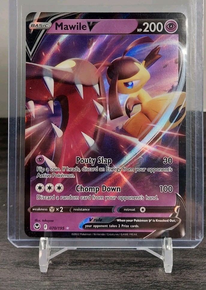 Pokemon TCG Mawile V 070/195 Ultra Rare SWSH12: Silver Tempest - NM/M