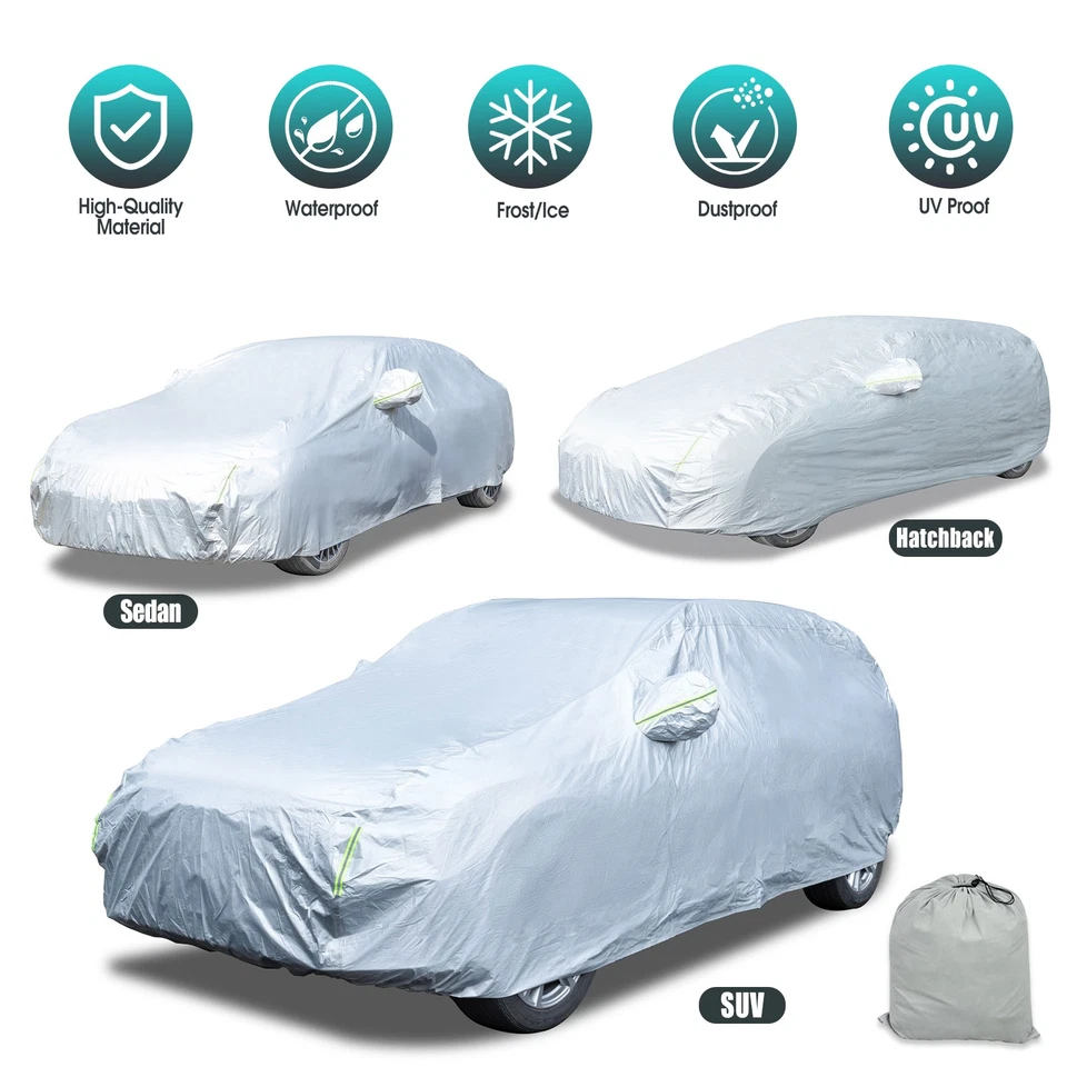 Cubierta de coche personalizada completa 100 % impermeable/protección contra todo clima para MERCEDES-BENZ Foto 2 de 4