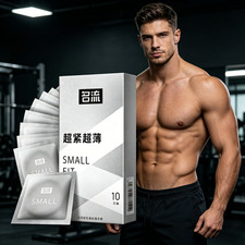 10PCS Small Size Ultra Thin Latex Condom for Men Sex Products Tight Condoms 45mm