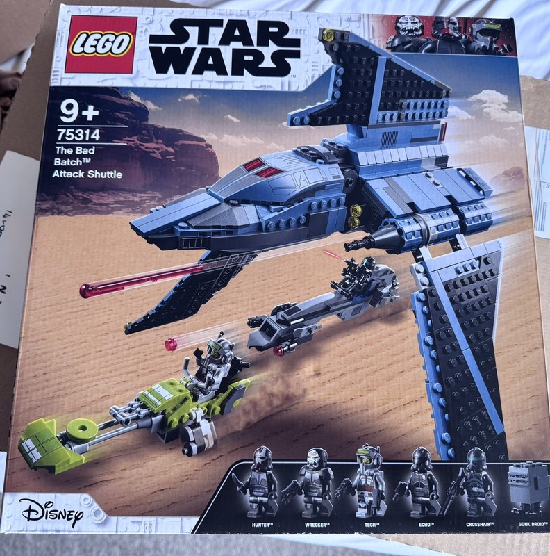 LEGO Star Wars: The Bad Batch Attack Shuttle (75314) BNIB & sealed Retired Set