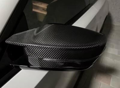 ECHT KOHLEFASER BMW M4 G81 G82 M3 G80 M2 G87 RHD FLÜGEL SPIEGELKAPPEN ABDECKUNG