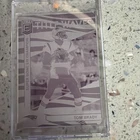 2019 Panini Donruss 1/1  Tom Brady Elite Title Waves Printing Plate Magenta