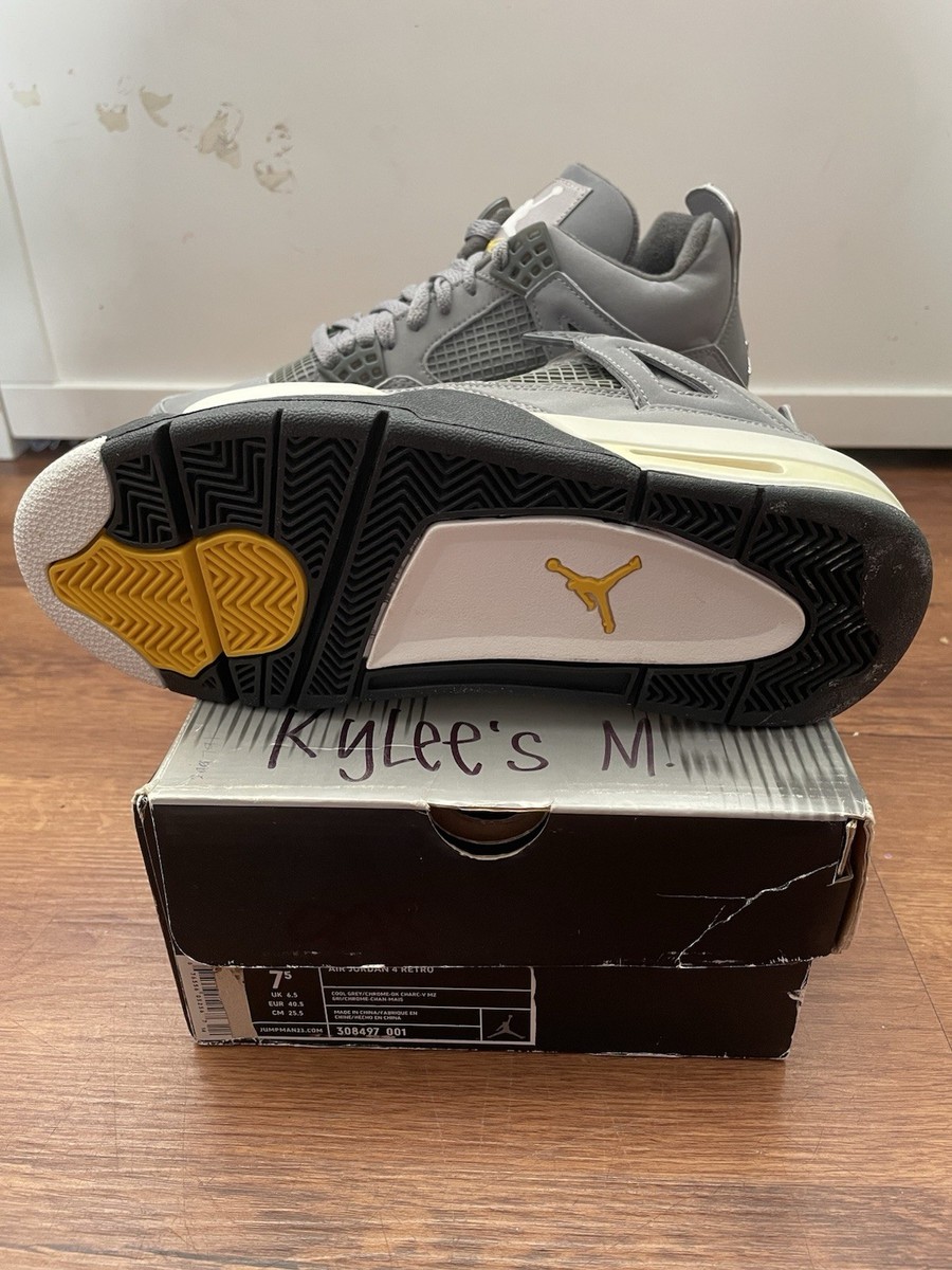 Size 7.5 - Air Jordan 4 Retro 2004 Cool Grey for sale online | eBay