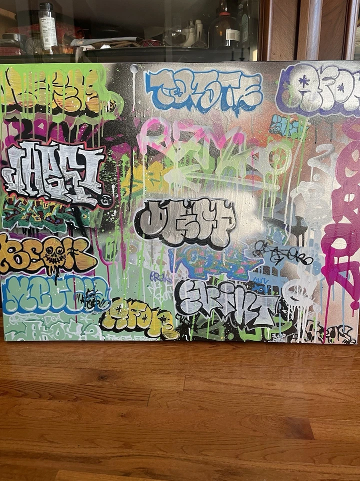 Lienzo artístico de graffiti Foto 4 de 4