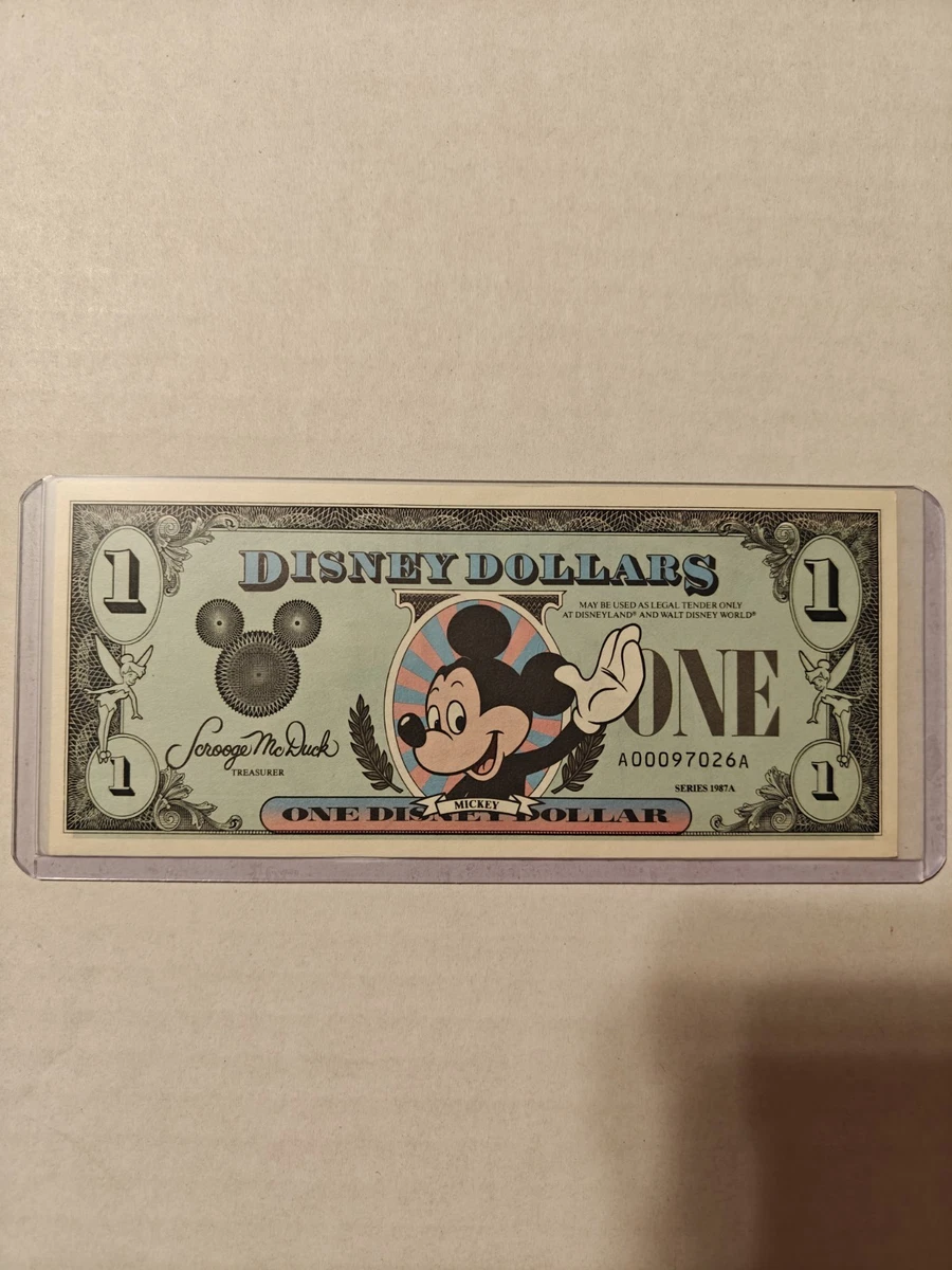 Disney Dollars 1987 for sale | eBay