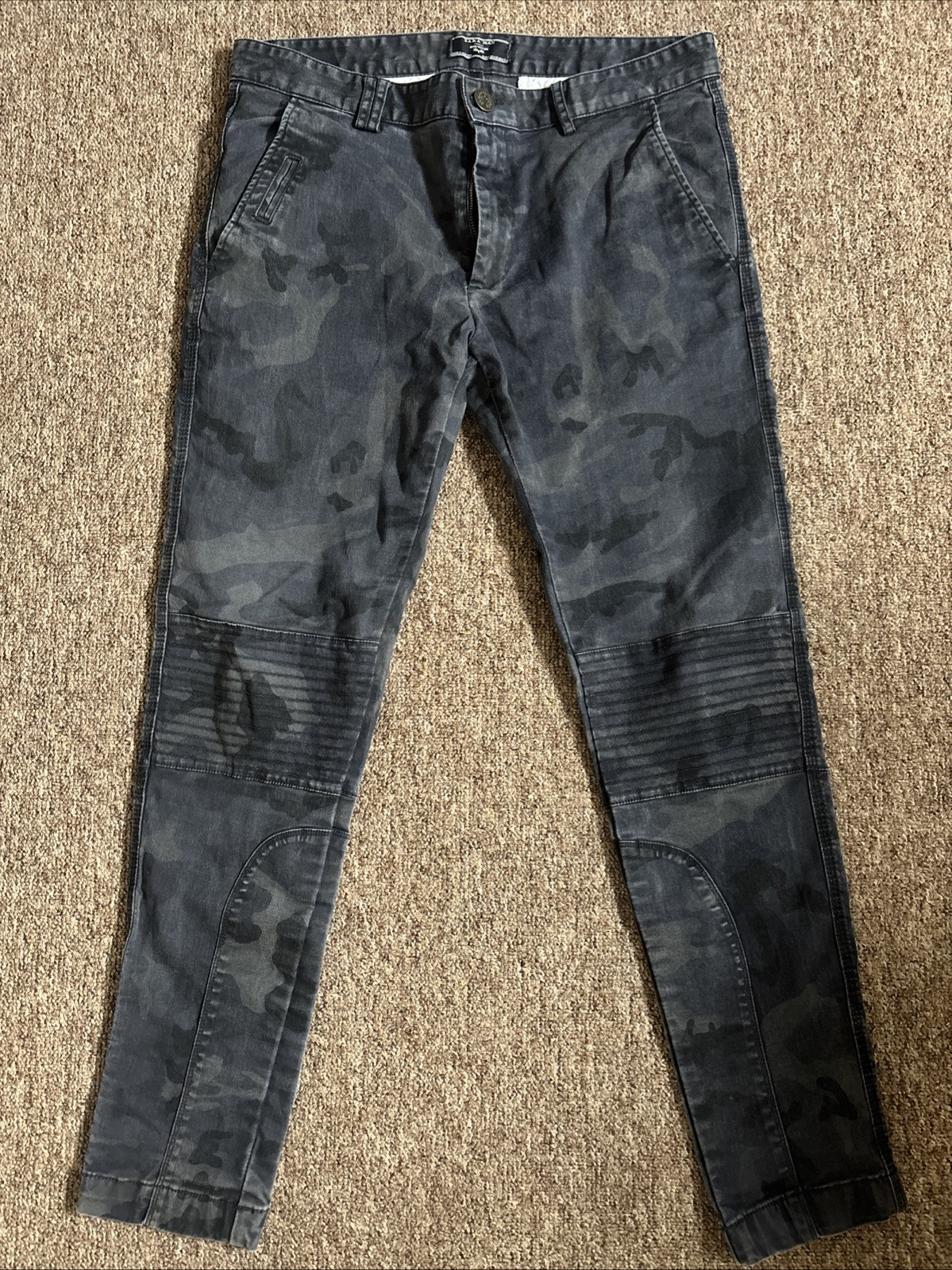 Zara Men’s Biker Trousers Rare Size 32