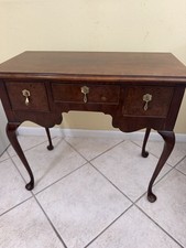 Baker Furniture Queen Anne Burled Walnut Lowb...