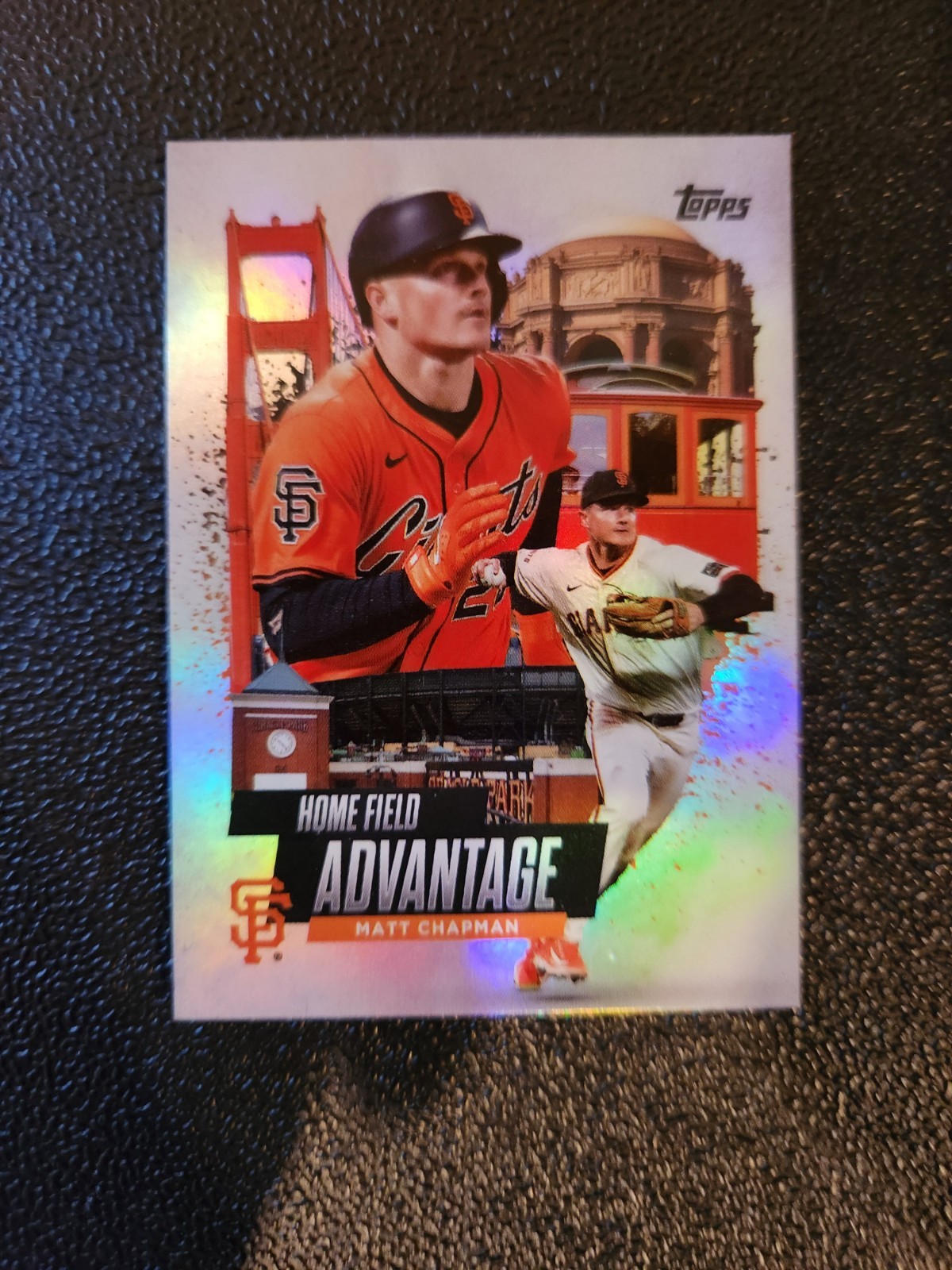 Matt Chapman 2025 Topps Series 1 #HA-11 Home Field Advantage San Francisco Giant