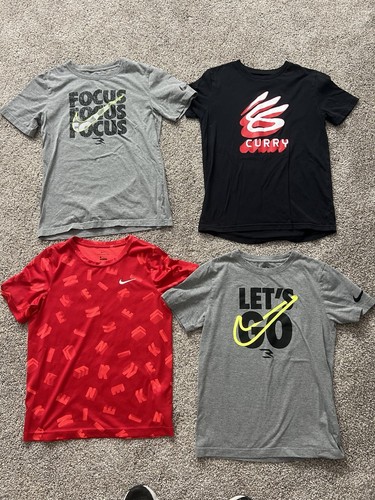 Lot Of 4 Youth Large Nike Under Armour Tshirts
