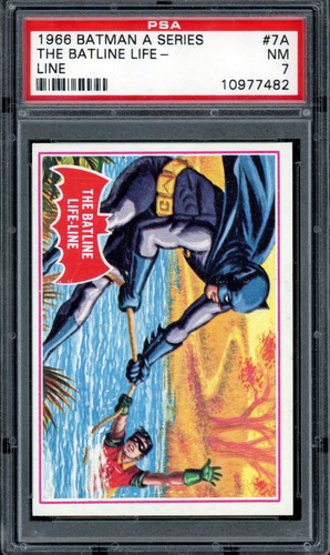 1966 Topps Batman Red Bat #7 — PSA 7