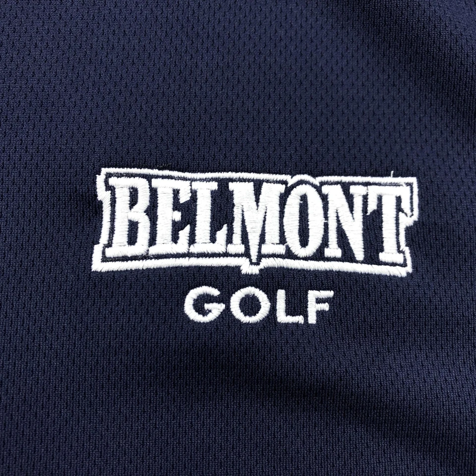 Belmont Bruins Polo Shirt Womens Large Blue Short Sleeve Under Armour - Image 4 of 4