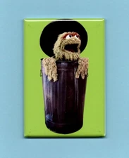 OSCAR THE GROUCH *2X3 FRIDGE MAGNET* CHILDREN'S TELEVISION SESAME STREET MUPPET