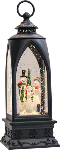 Christmas Snow Globe Lantern Snowman Music Water Glitter Gifts Decor Decorations - Picture 8 of 8