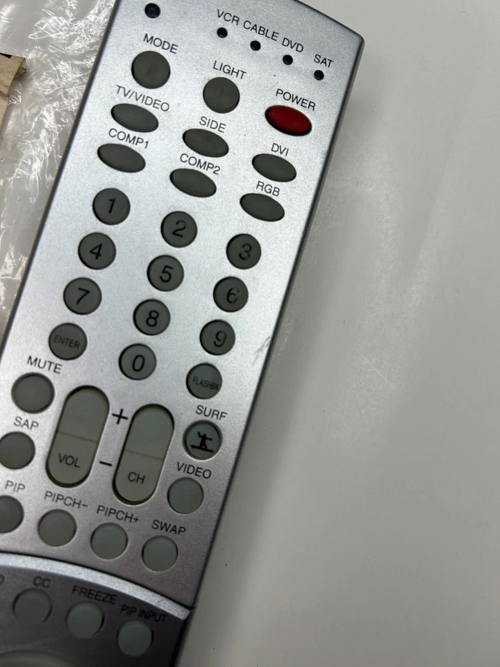 Zenith 6710V00102K TV Remote, OEM NOS for M52W56LCD E44W48LCD E44W46 E44W46LCD - Image 2 of 4