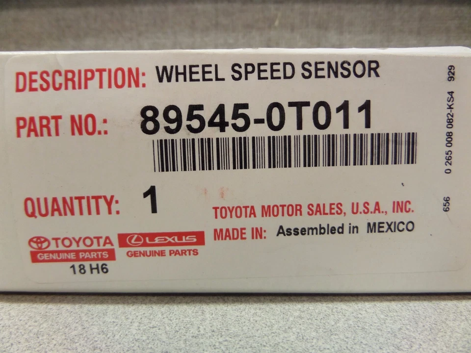 Sensor de velocidad trasero derecho Toyota Venza 2009-2015 original OEM Foto 3 de 3