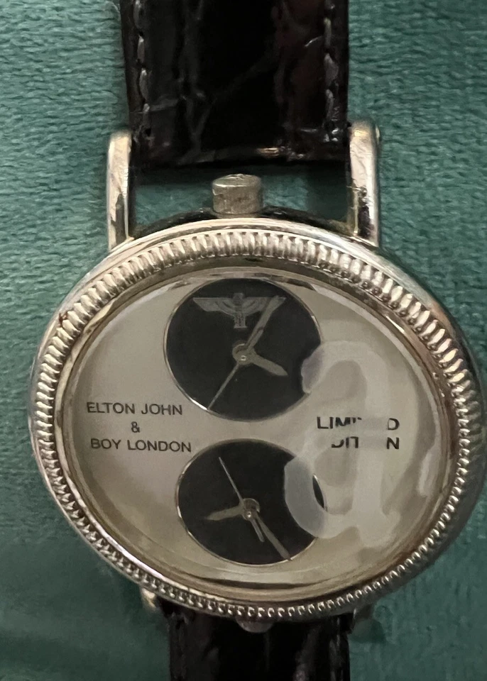 Часы наручные Elton John для мальчика London ограниченный выпуск основа под СПИД ЧЕРНЫЕ - Изображение 2 из 3