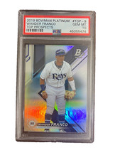 Wander Franco 2019 Bowman Platinum Top Prospects #TOP-9  - PSA 10 GEM MT
