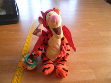 Tigger as the Devil bean bag Disney Store 8" plush doll Halloween outfit