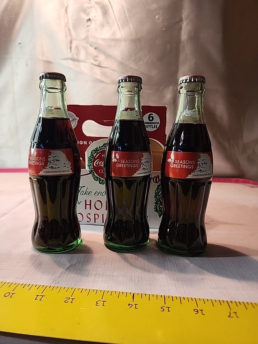 3 Vintage Unopened Holiday Coca-Cola Bottles With Case | eBay