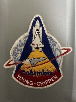 MR ALE Vintage NASA Columbia Space Shuttle Young & Crippen Mission Patch P7-2