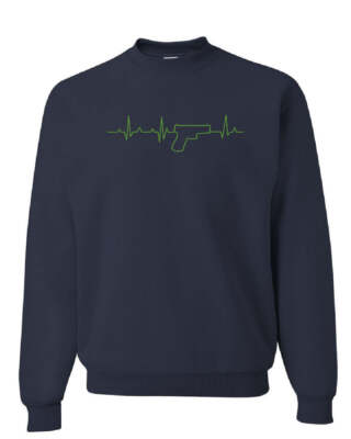 Handgun Heartbeat 2A Sweatshirt 2nd Amendment Supporter Gun Rights Sweater