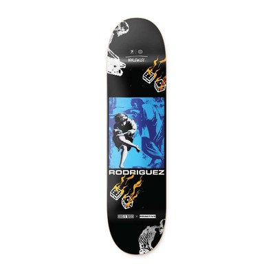 PRIMITIVE x GUNS 'N ROSES RODRIGUEZ ESTRANGED BLACK 8.125'' SKATEBOARD DECK