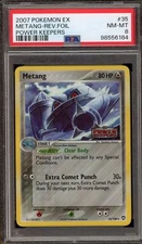 Pokemon Metang EX Power Keepers Reverse Holo #35 PSA 8