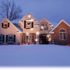 SNOWFLAKE OUTDOOR LIGHT LED,PROJECTOR NIB