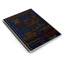 Stephen King Fan Spiral Notebook - Ruled Line Journal for Bibliophile
