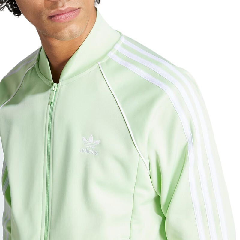 Adidas Originals Superstar SST Track Jacket (Semi Green Spark) Men's IR9882 Adidas Originals Superstar SST Track Jacket (Semi Green Spark) Men's IR9882