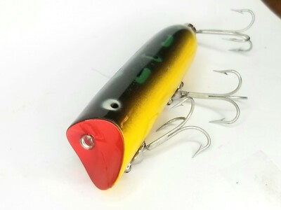 HEDDON LUCKY 13 Wood Lure in GREAT SHAPE!!! FROG | eBay