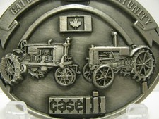IH Farmall Regular  Case L Tractors Belt Buckle 1987 Parts Trade Fair LE Canada