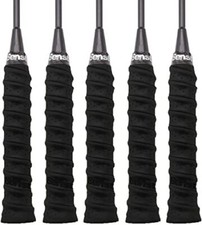 Senston 5 Pack PU Racquet Grip Tennis/Badminton/Squash Anti Slip Perforated