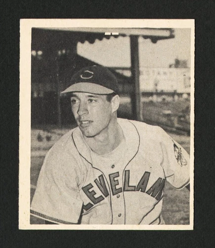 1948 BOWMAN #5 BOB FELLER ~ CLEVELAND INDIANS ~ NEAR MINT OFF-CENTERED