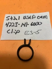 Genuine STIHL Cut-Off Saw Exhaust Muffler Spark Screen Clip Clamp Oem Used E3-5