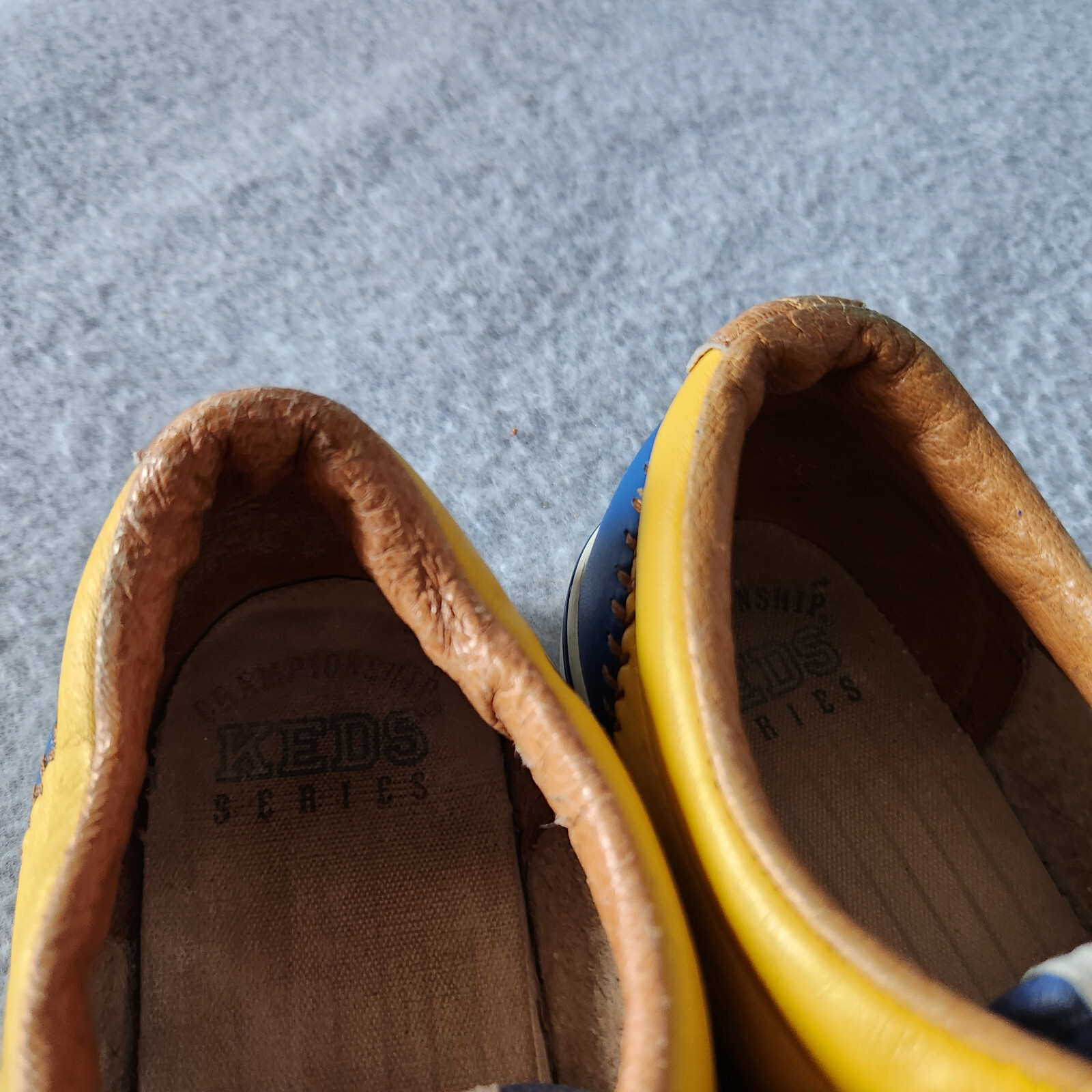 Vintage'90 Keds Series Championship Leather Baseball … Gem