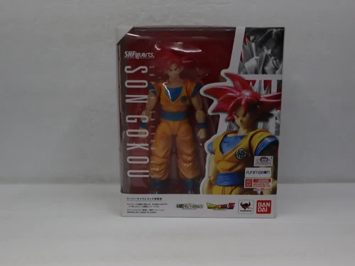 Bandai Tamashii Nations S.H. "Figuarts Super Saiyan God Son Goku Dragon Ball 6"""