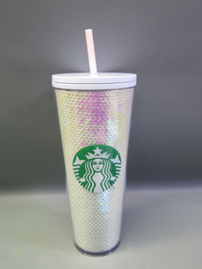 starbucks 2022 holiday mottled milky luster glass cold cup tumbler