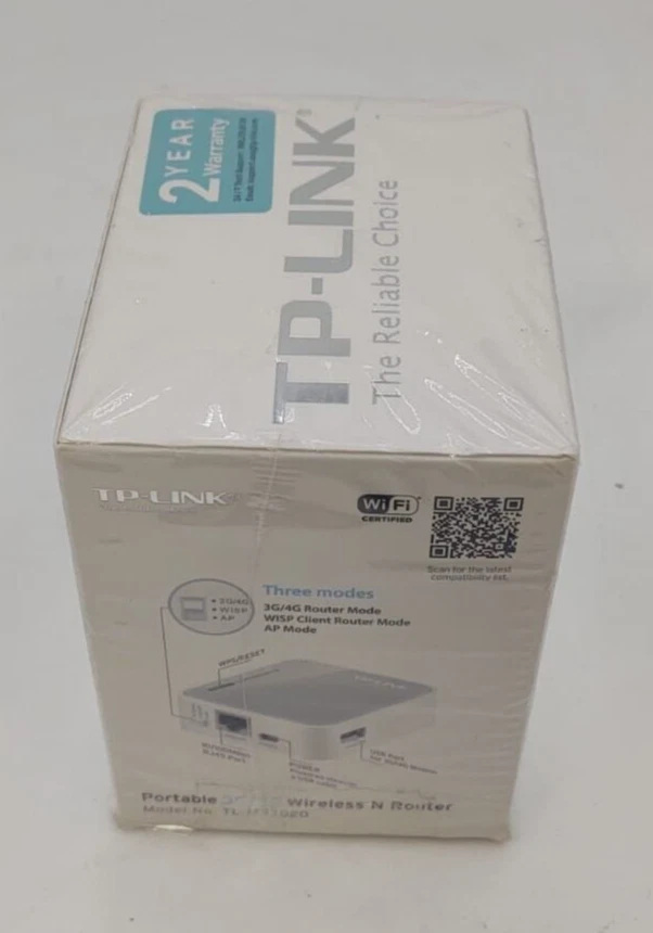 TP-Link TL-MR3020 Portable 3G/4G Wireless Router - Image 4 of 4