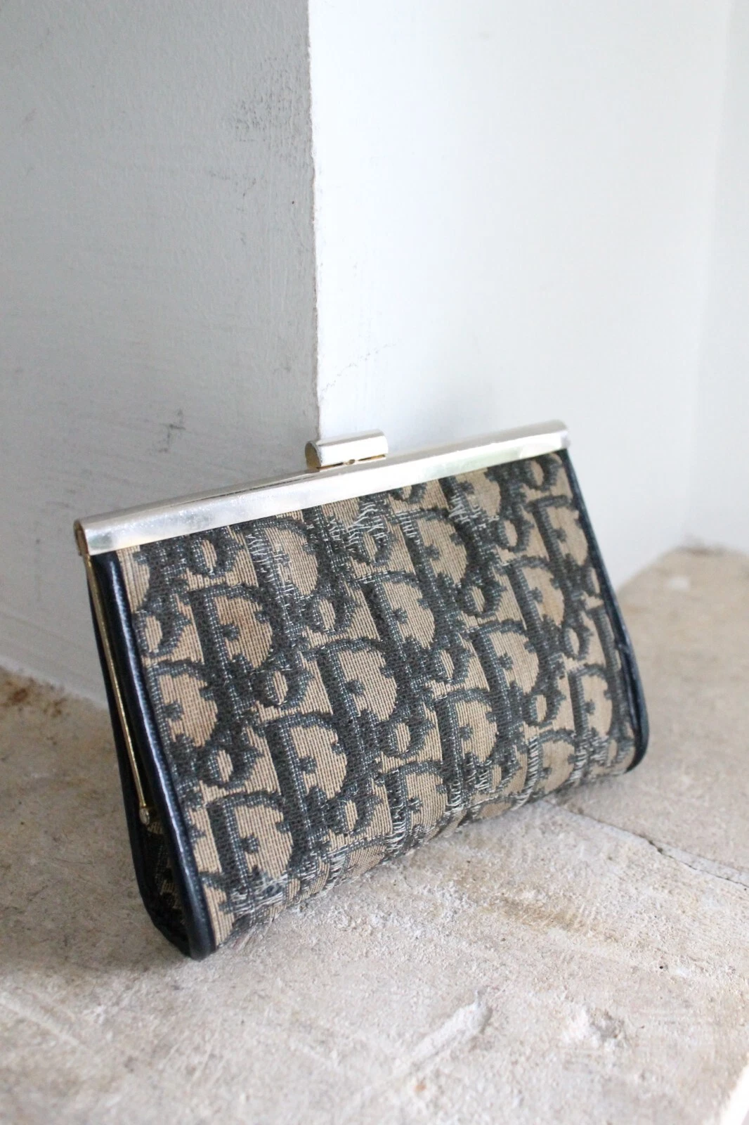 Porte monnaie Dior oblique vintage