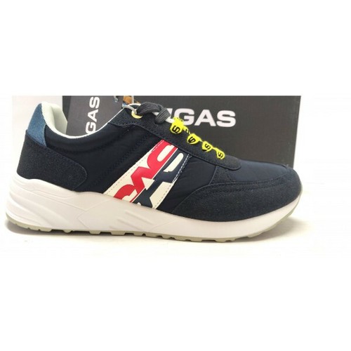 Scarpe sportive Gas Sneakers Uomo Tempo Libero Sportiva Tessuto Lattice blu  | eBay
