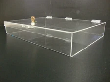 DS-19" x 13" x 3" Locking Security Showcase Safe Box Countertop Display Case