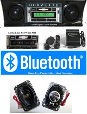1968-1976 Chevy Corvette Bluetooth Radio Hands Free 300 Watts 630-bt462